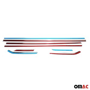Ford Focus SD Window Trim - Omac - S.Steel - Gloss Dark - '12-'18